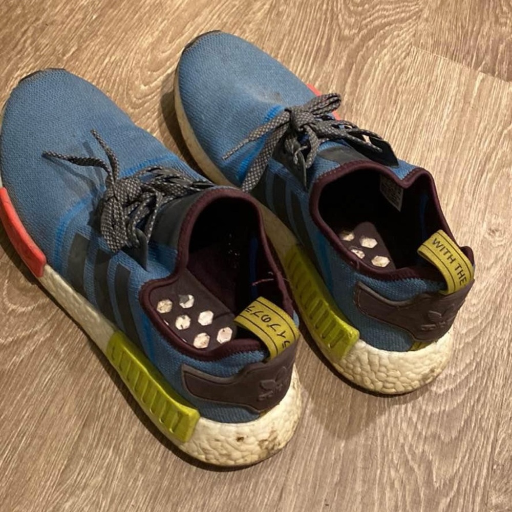 Used-self wearing- Adidas NMD R1 Villa limited edition size 10